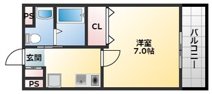 ラ・フォーレ喜連瓜破の物件間取画像